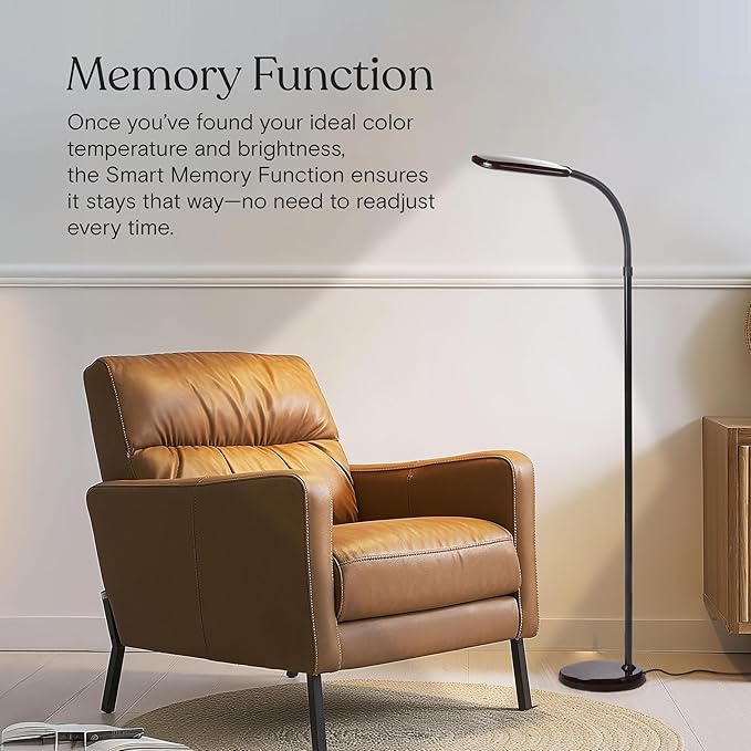 Brightech Litespan Slim LED Floor Reading Lamp