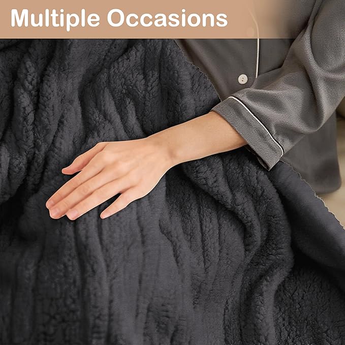 Electric Heated Blanket Full Size 72"×84"