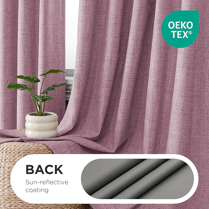 Joydeco Pinch Pleated Curtains