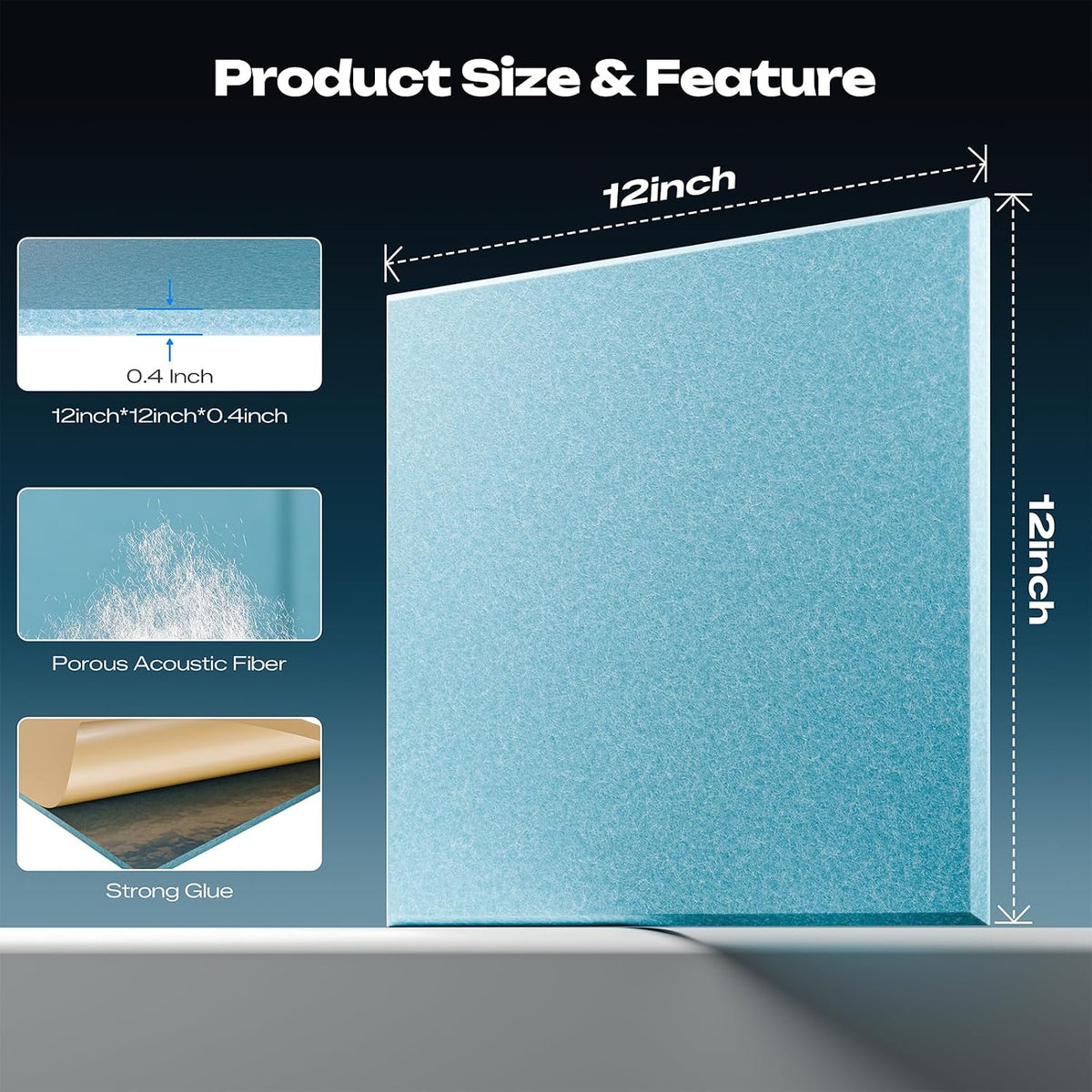 Sonicism 22 Pack Acoustic Wall Panels