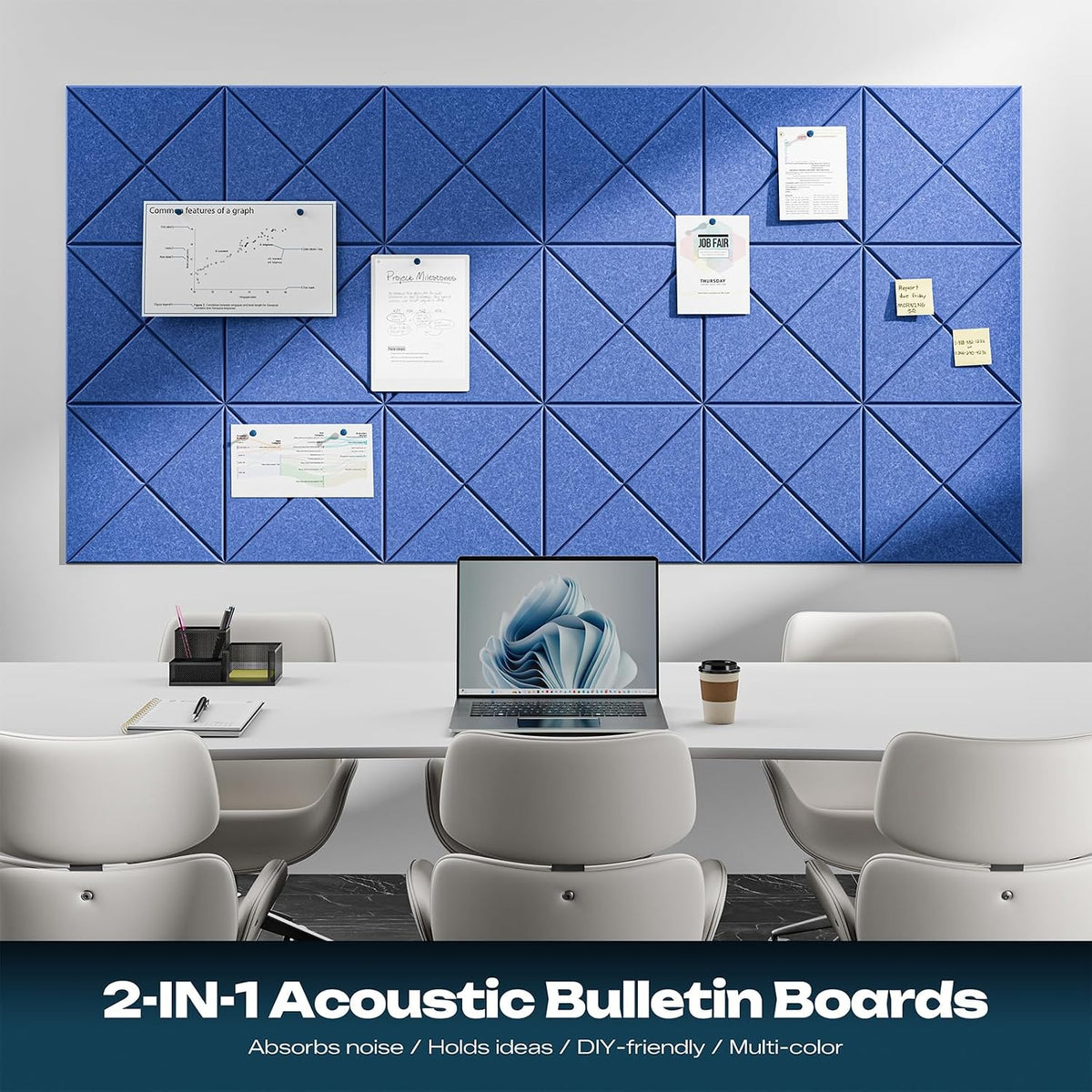 Sonicism 12 Pack X-Lined Acoustic Panels