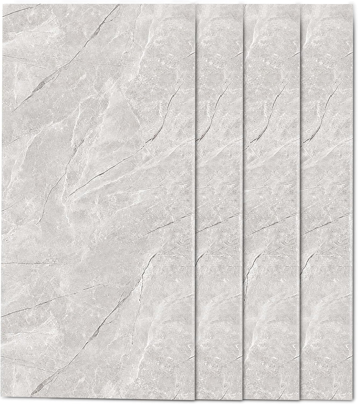 Dundee Deco Faux Marble Wall Panels - 2 ft X 4 ft - Glossy (4 Pack)