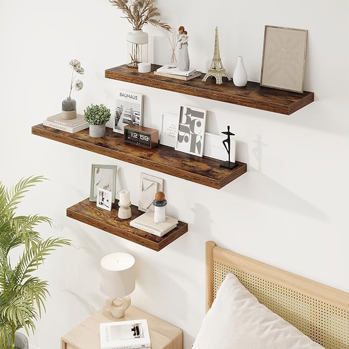 Marsmiles 30in Floating Shelves (2 Pack)