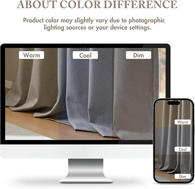 Madison Park Karien 100% Blackout Curtains 52x108 – Grey, 2-Layer Noise (2-PK)