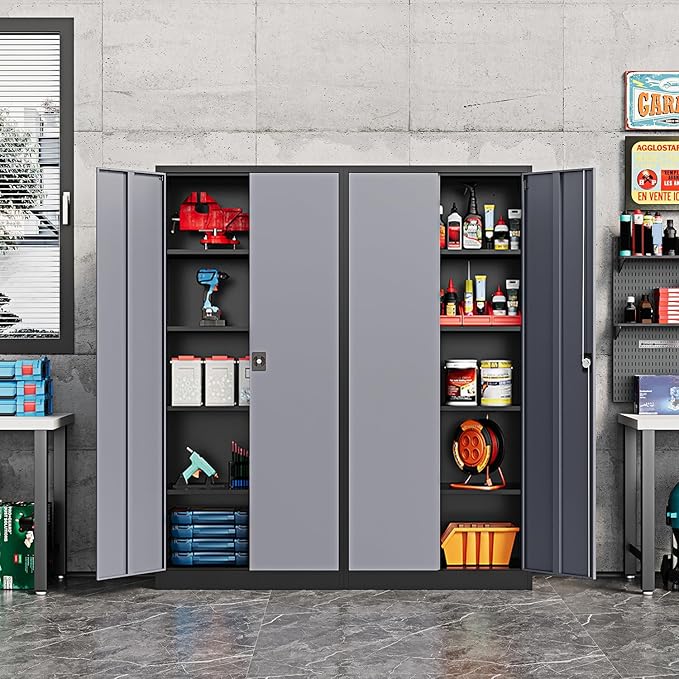 Metal Storage Cabinet-72” Tall Steel File Cabinets