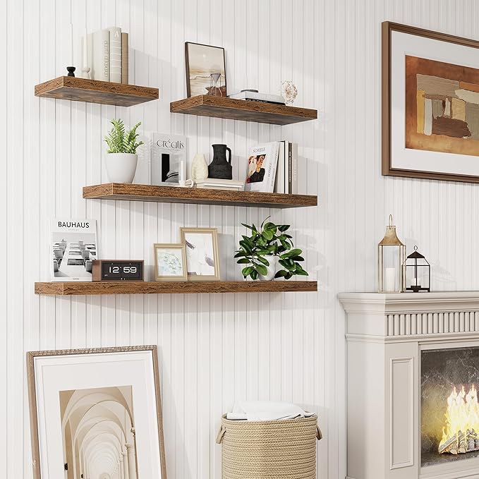 Marsmiles 30in Floating Shelves (2 Pack)