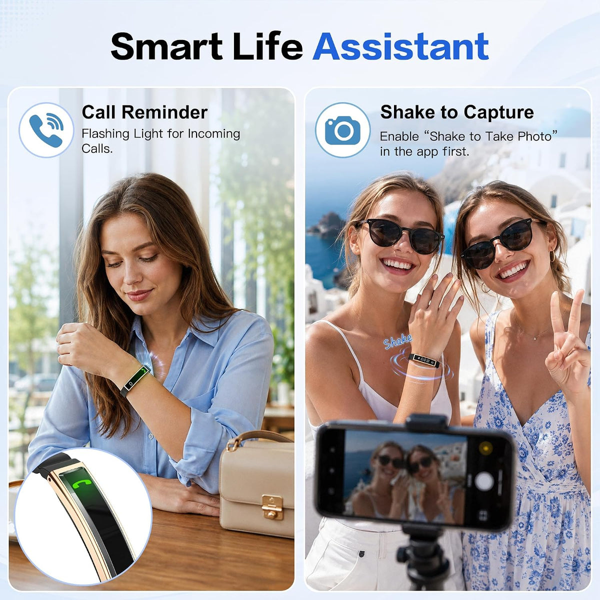 Smart Bracelet for Women & Men, Health Activity & Fitness Tracker