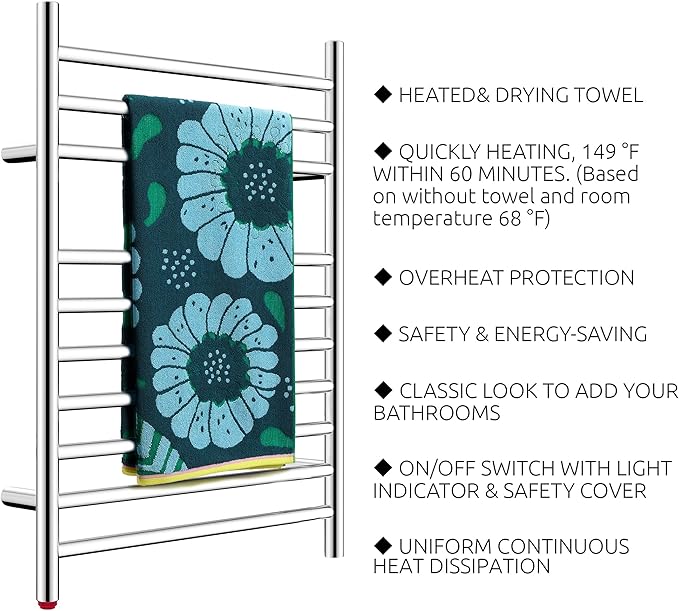 HEATGENE Towel Warmer, Compact Electric Towel Warmer
