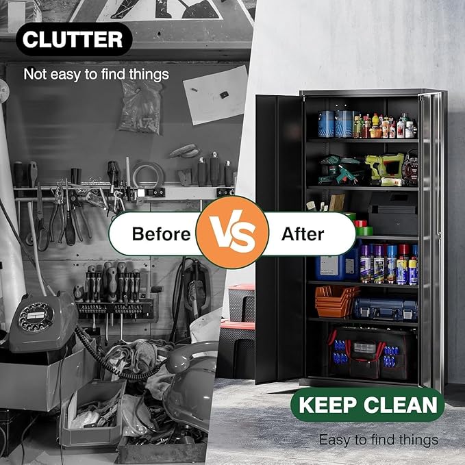Letaya Metal Garage Storage Cabinets