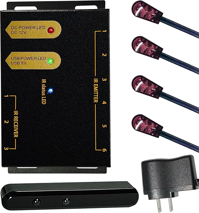 IR Repeater Kit, ir Repeater System，IR Remote Control Extender .Supports up to