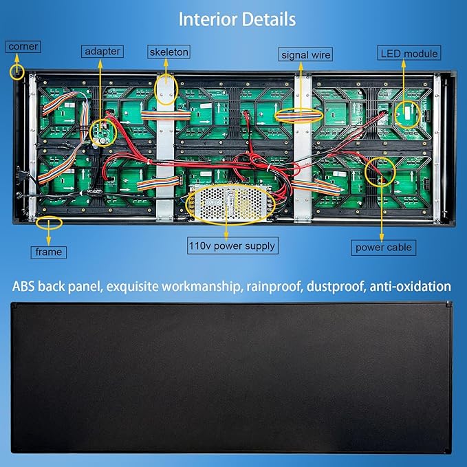 P10 Outdoor Led Sign Programmable Scrolling Digital Display Screen Message