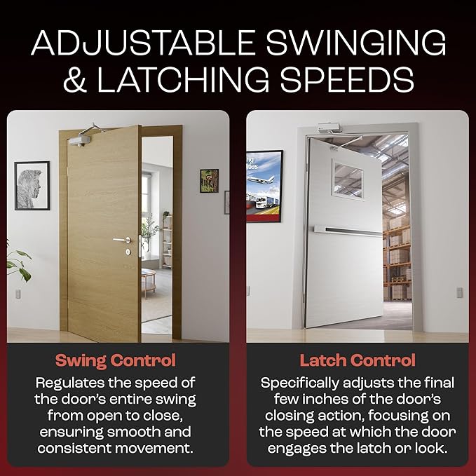 PrimeWare DC-300 Automatic Adjustable Door Closers