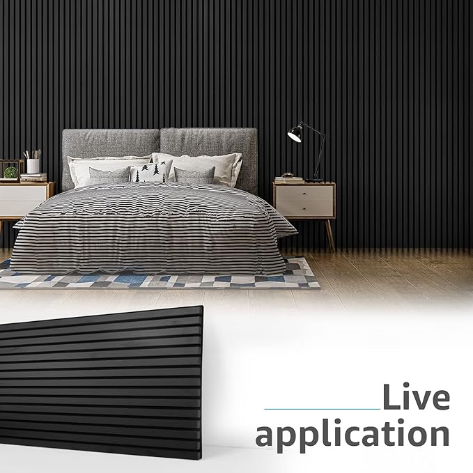 Art3d 2 Wood Slat Acoustic Panels (2-Pack)