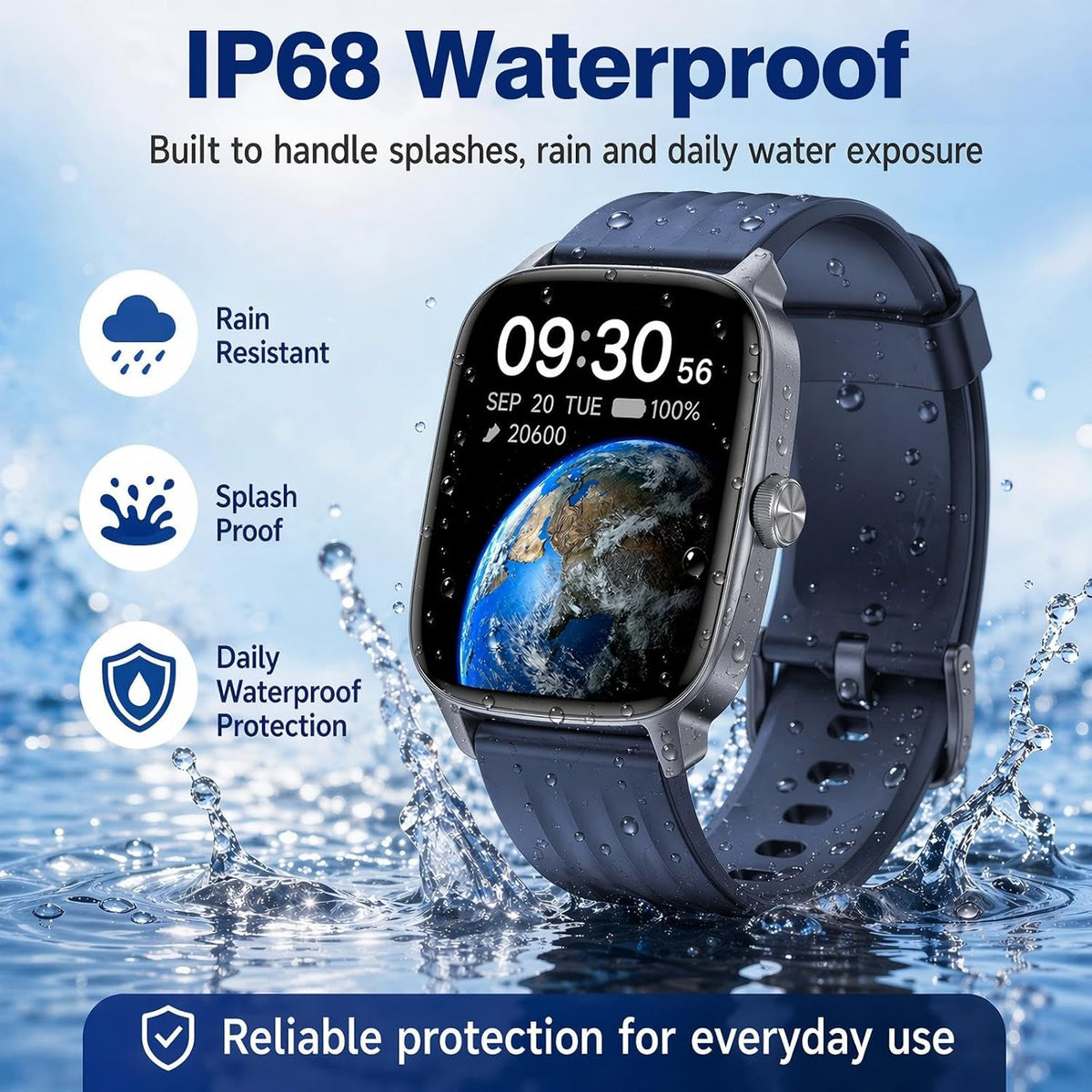 Pedometer Watch Senior Friendly No App No Phone Required, Activity Tracker