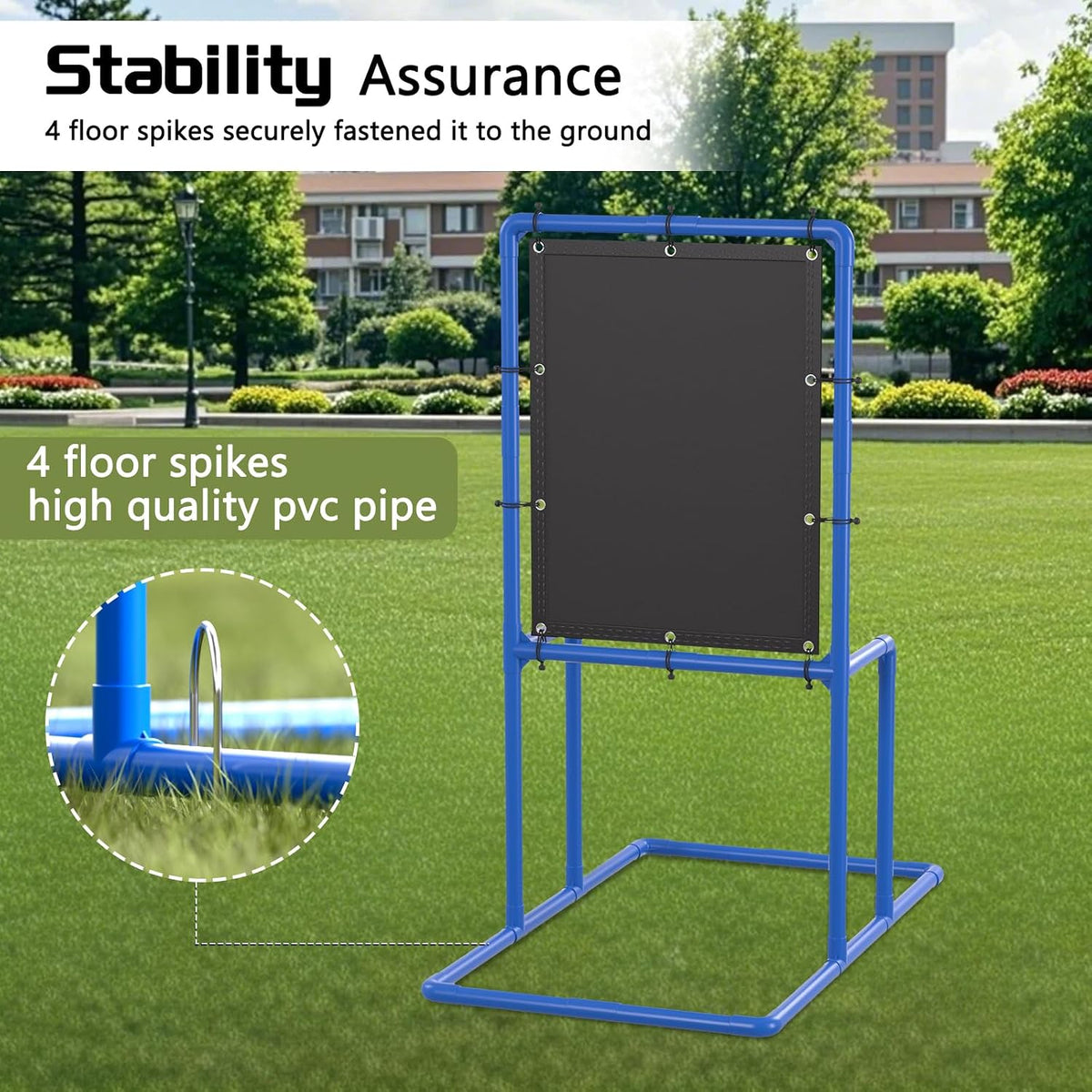 Baseball Strike Zone Target for Plastic Ball Pitching Target with Carry Bag