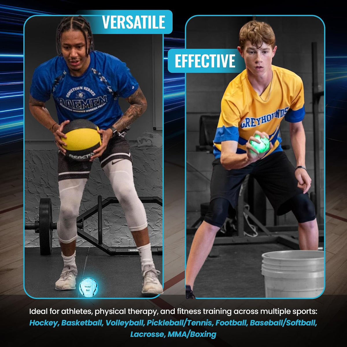 Vector Ball S Impact Color-Changing Neuro-Visual Reaction Ball