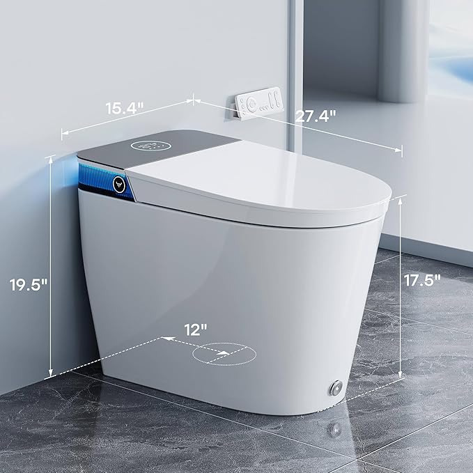 HOROW Artistic Bidet Toilet, Smart Toilet