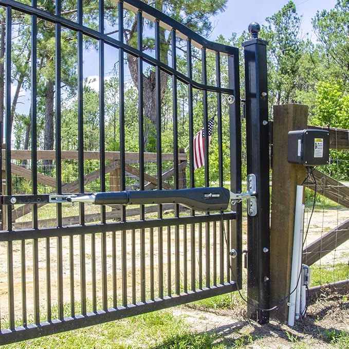 Mighty Mule Gate Opener, Solar and Smart Ready, Heavy Duty Automatic Gate Opener