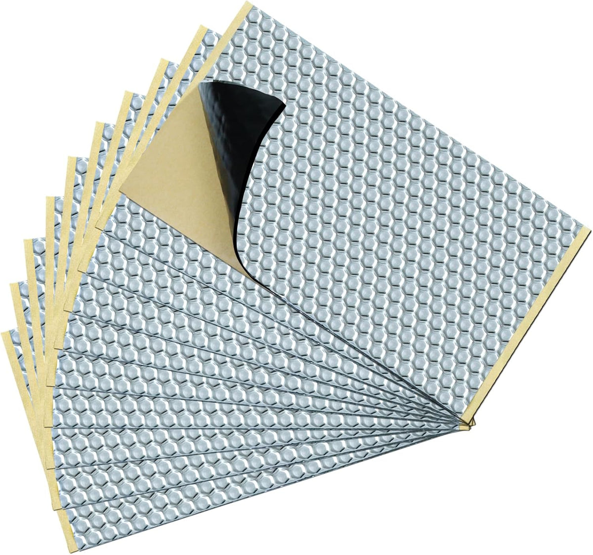 TroyStudio Vibration Damping Mat, 10 pcs 15.7 x 9 x 0.08 Inches Self-Adhesive...