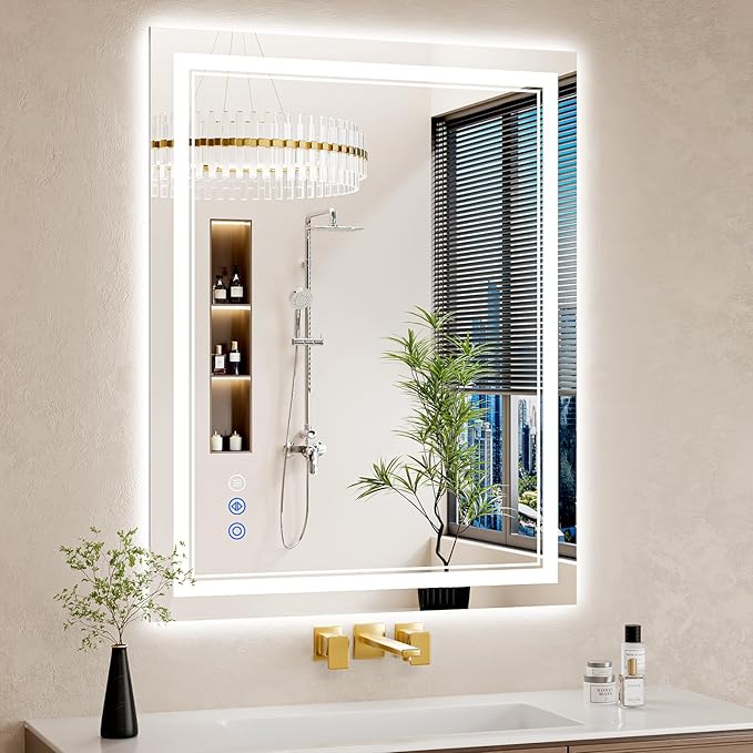 30"x38" LED Bathroom Mirror