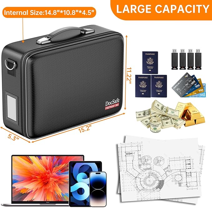 DocSafe Fireproof Document Box