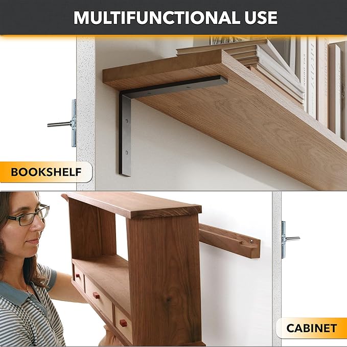 CondoMounts EDA1452 Universal Wall Mounting Anchors | Steel | NO Stud | Metal |