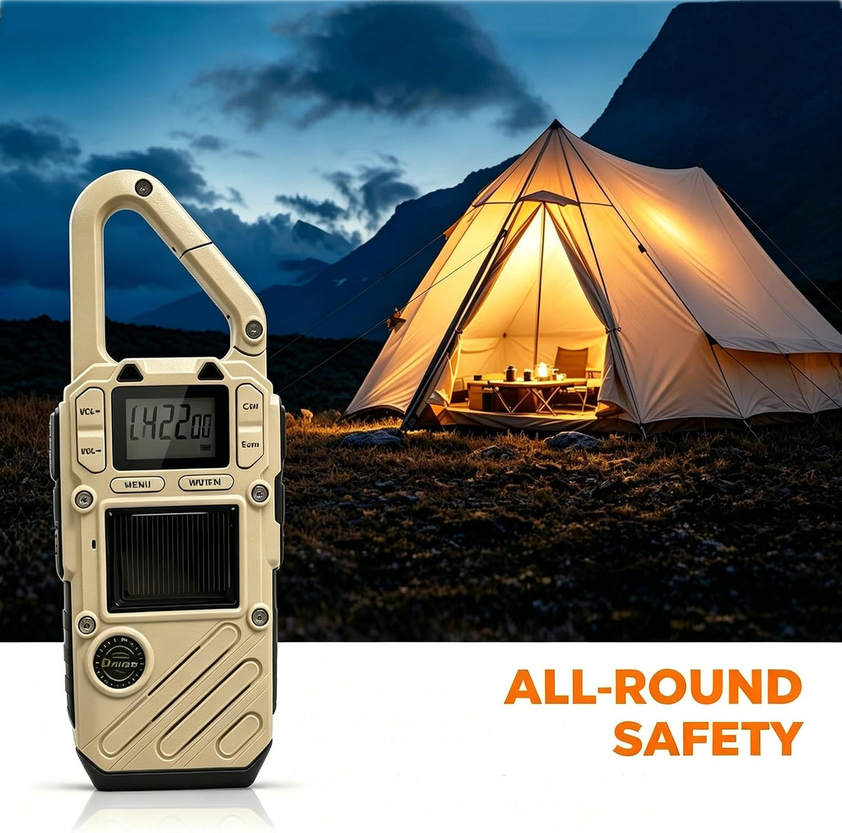 Walkie Talkies for Adults Rechargeable, FM/NOAA Emergency Radios with Weather...