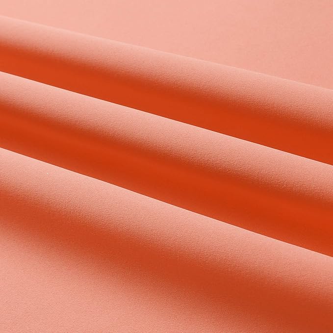 DUALIFE Extra Long 108 Inch Blackout Curtains Solid Grommet Thermal Insulated