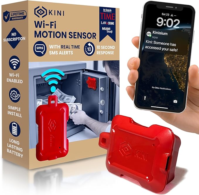 Instant Kini Safe Alert Wi-Fi Motion Sensor Alarm