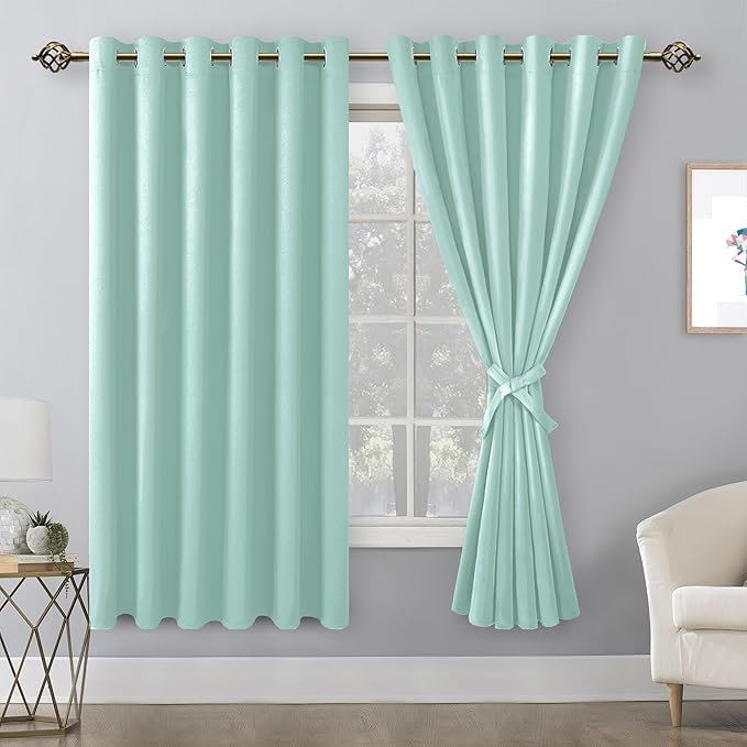 Hiasan Room Darkening Curtains, 70 x 63 Inches