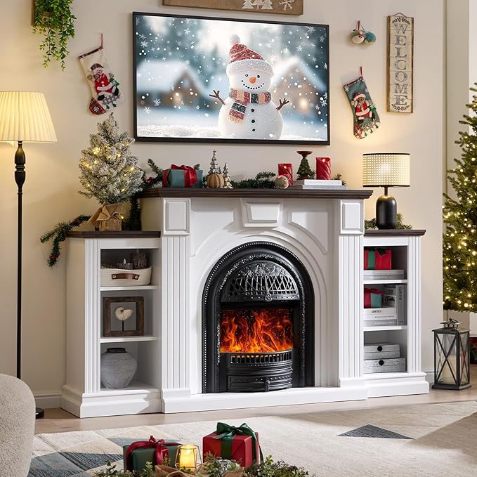 Farmhouse Electric Fireplace