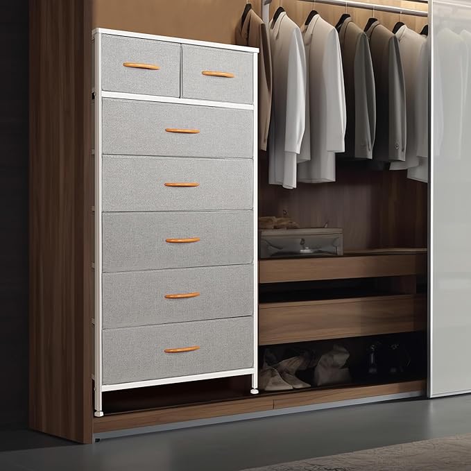 Mifuro Tall Dresser for Bedroom, Vertical Storage Organizer Tower