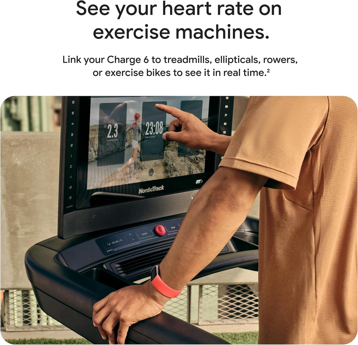 Google Fitbit Charge 6 - Fitness Tracker - Gold/Coral