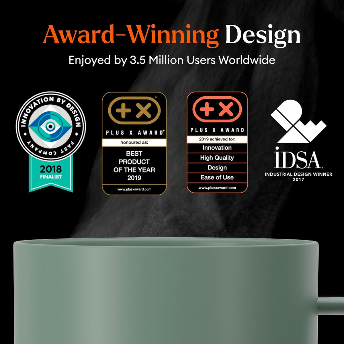 Ember Temperature Control 14oz Smart Mug 2, App-Controlled and Rechargeable H...