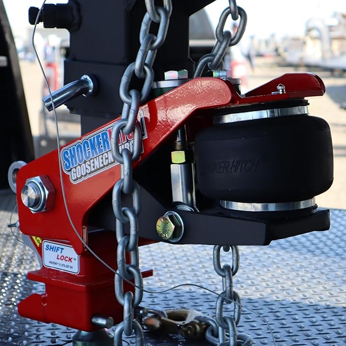 Shocker 30K Gooseneck Surge Air Hitch & Shift Lock Coupler