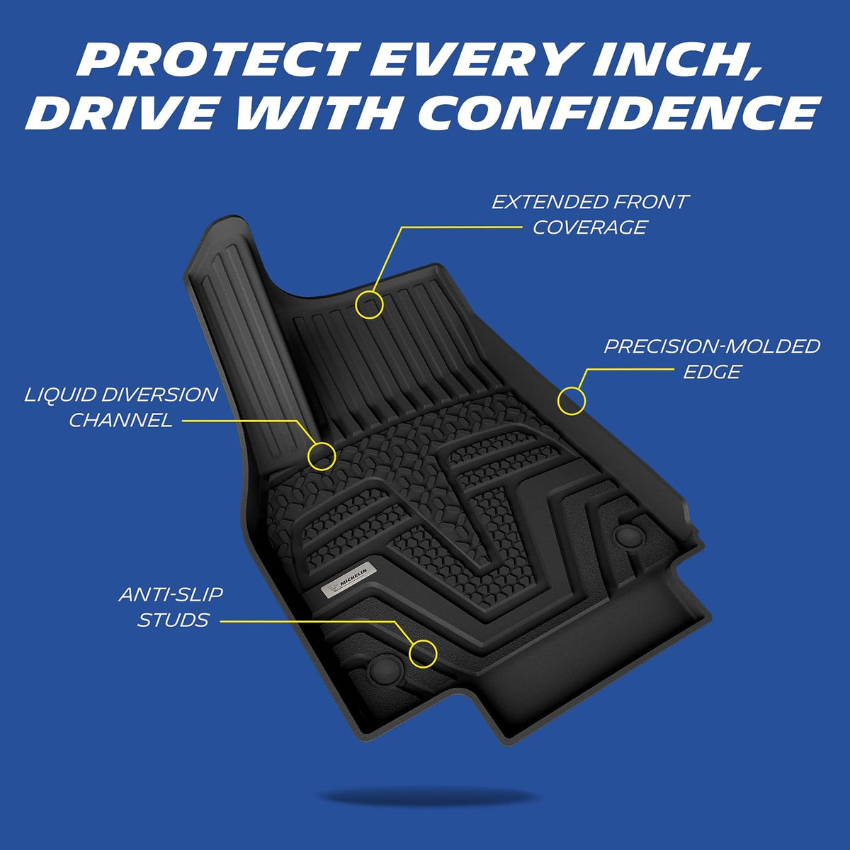 Michelin Vehicle Mat for 2025-2027 Tesla Model Y Juniper 5 Seat (3 Piece)