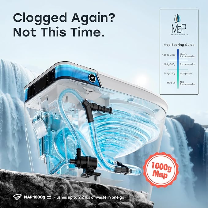HOROW Artistic Bidet Toilet, Smart Toilet