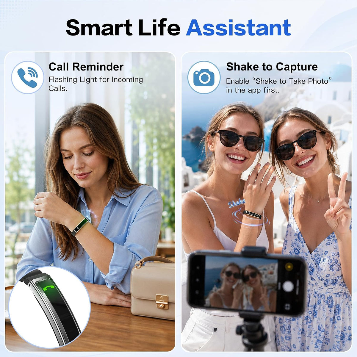 Smart Bracelet for Women & Men, Health Activity & Fitness Tracker