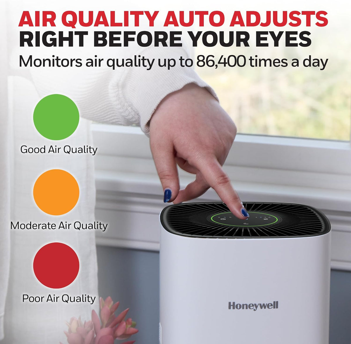Honeywell Allergen Plus Compact Small Room HEPA Air Purifiers for Home