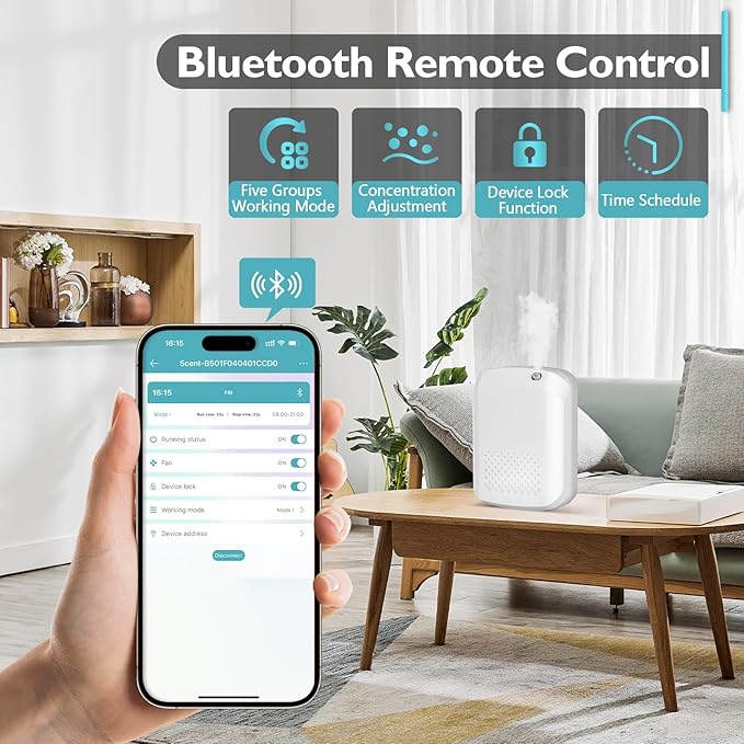 Scent Air Machine for Home, Yofuly Smart Hotel Collection Diffuser