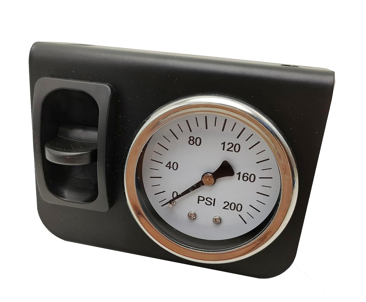 in Cab Single Air Gauge Control Kit with Paddle Switch for Air Suspension Kit