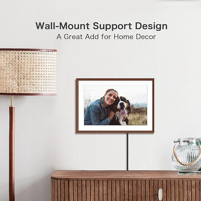 Digital Picture Frame, 10.1'' Frameo Digital Frame Wifi, 32GB Memory,...