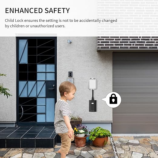 Minoston Outdoor Smart Plug, Matter Smart Plug, Smart Home Wi-Fi Outlet IP65 ...