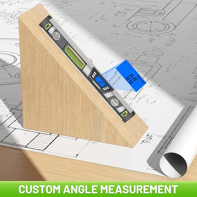 Huepar 48-Inch Digital Level, Professional Smart Precision Torpedo Level Tool