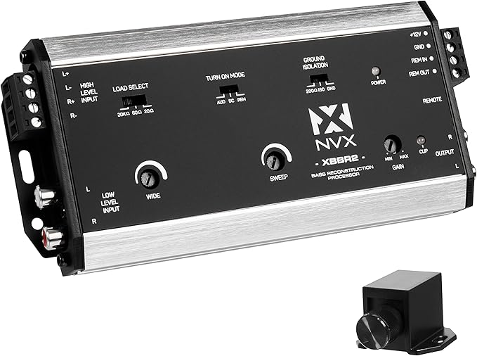 NVX XBBR2 X-Series 2-Channel Bass Restoration Processor and Line Output