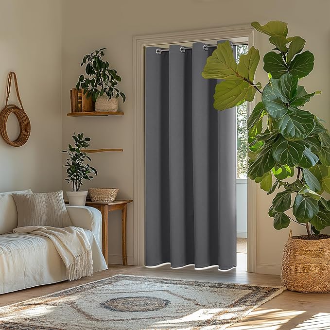 ChrisDowa Blackout Curtains 120 Inches Long