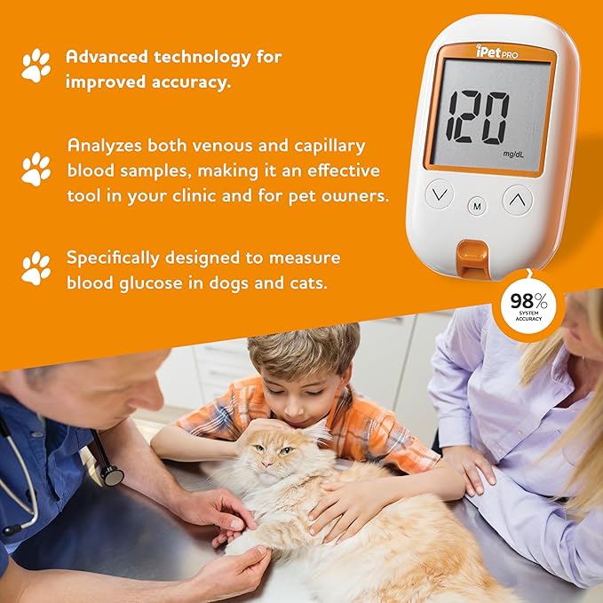 iPet PRO Blood Glucose Monitoring System Designed