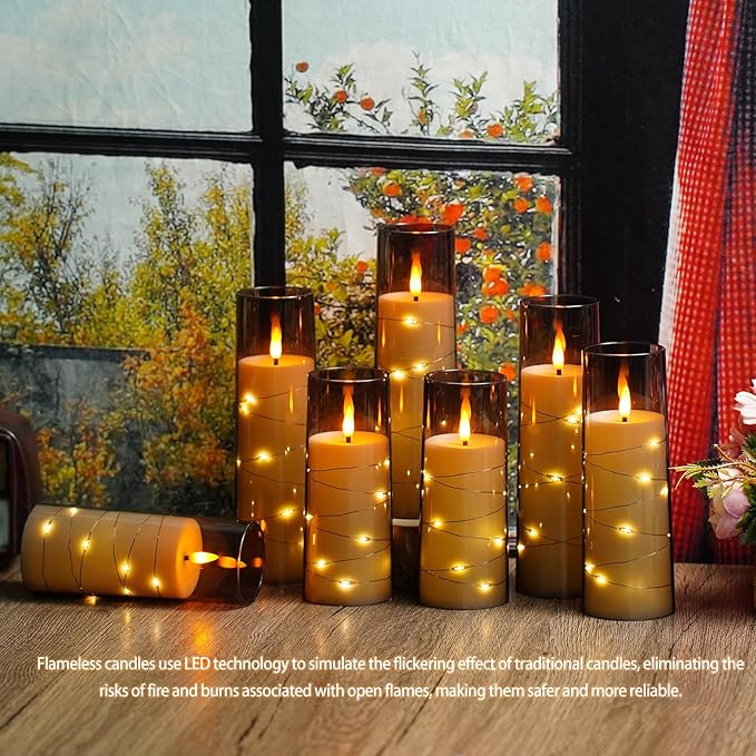 Flickering Flameless LED Candles, Battery Operated Candles 24 Pcs