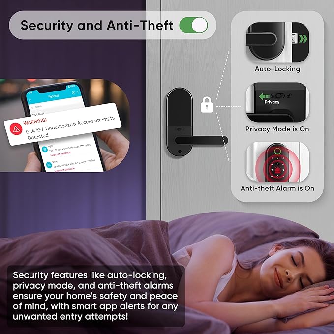 Keyless Entry Fingerprint Digital Smart Lock
