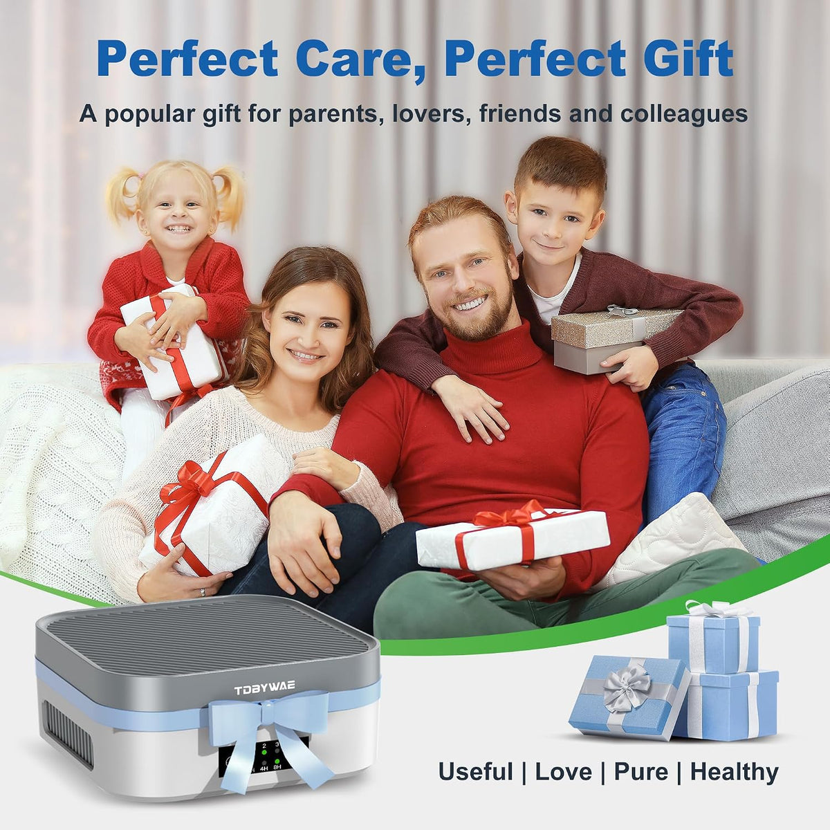 Air Purifier for Home – True HEPA Filter for Pets,Smoke & Allergies